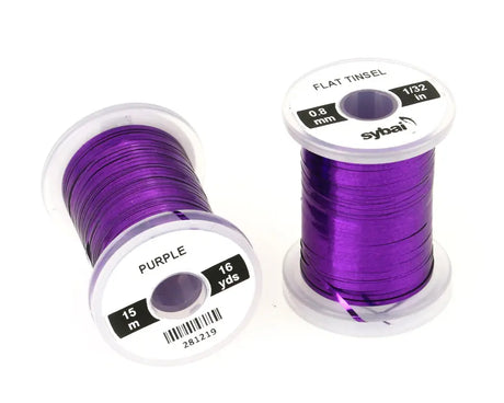 Sybai Flat Tinsel 0,8 mm Sybai Purple