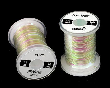 Sybai Flat Tinsel 1,0 mm Sybai Pearl