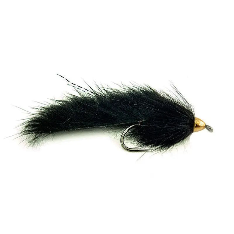 Tungsten Conehead Muskrat BL - Black #6 Go-Fish Default Title