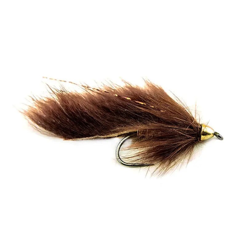 Tungsten Conehead Muskrat BL - Brown #6 Go-Fish Default Title