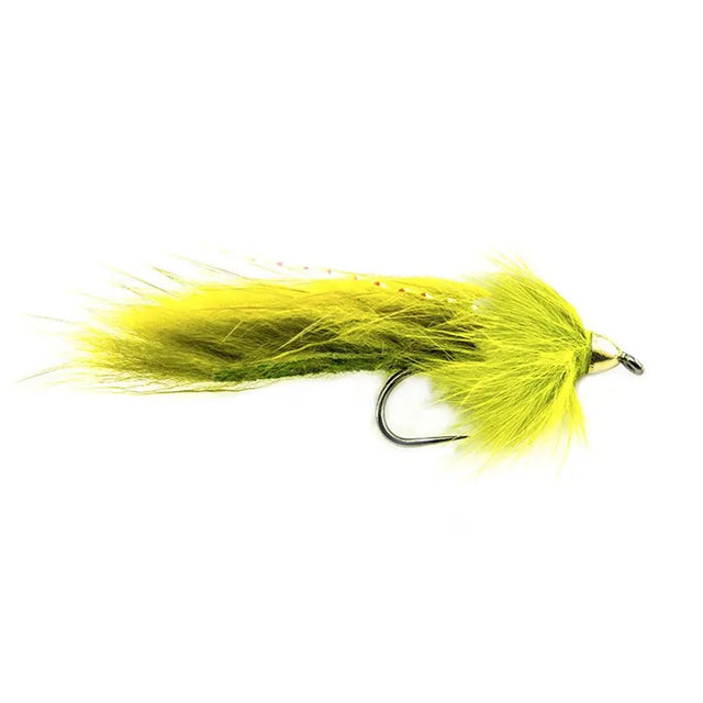Tungsten Conehead Muskrat BL - Golden Olive #6 Go-Fish Default Title