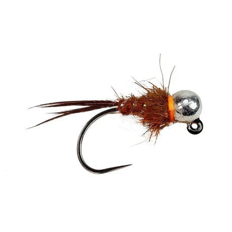 Tungsten Hares Jig BL Rusty Brown Go-Fish #12