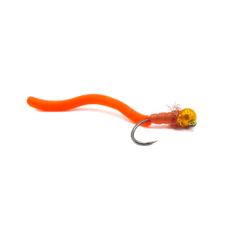 Parkinson Jig BL Orange - mosca verme barbless – Go-Fish