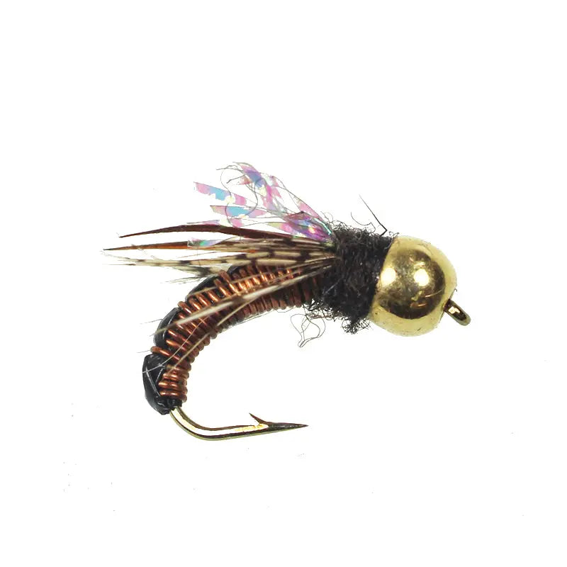 Tungsten Wired Caddis Amber Go-Fish