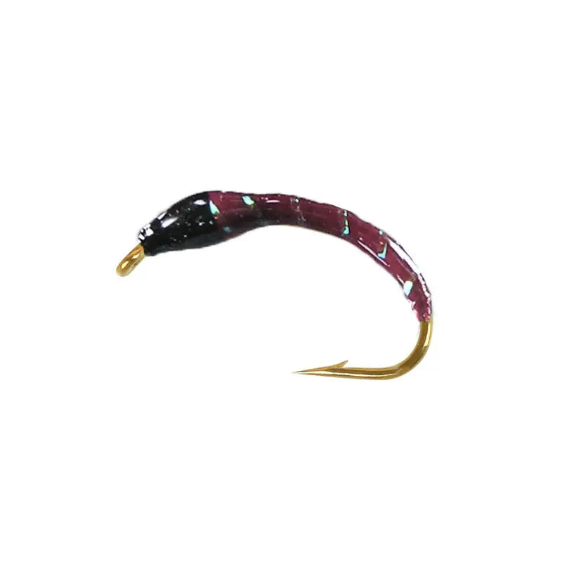 Vine red iridescent rib ninfa Go-Fish