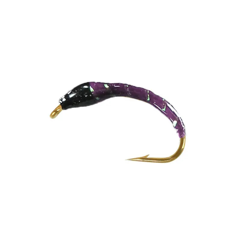 Violet iridescent rib ninfa Go-Fish