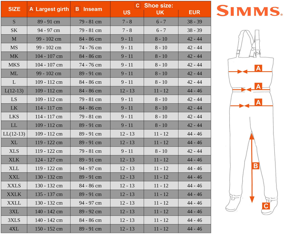 Waders Simms G3 Guide Stockingfoot Simms