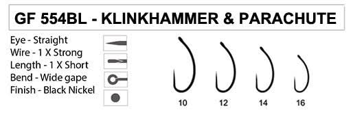 Ami klinkhammer GF - 554BL barbless - Go - Fish