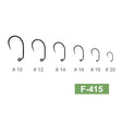 Amo Jig Fasna F - 415 Wide Gape Jig 30 pz. - Go - Fish