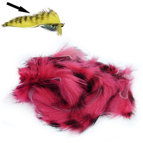 Barred Rabbit Zonker Strips - Go - Fish