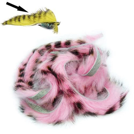 Barred Rabbit Zonker Strips - Go - Fish
