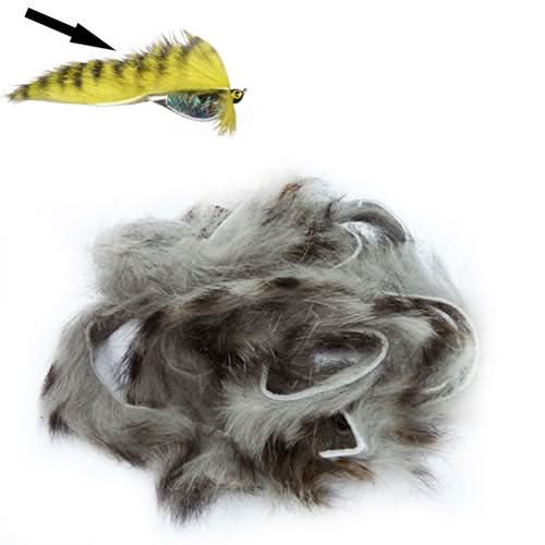 Barred Rabbit Zonker Strips - Go - Fish