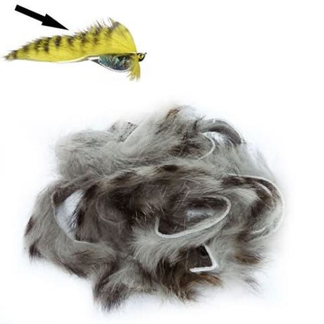 Barred Rabbit Zonker Strips - Go - Fish