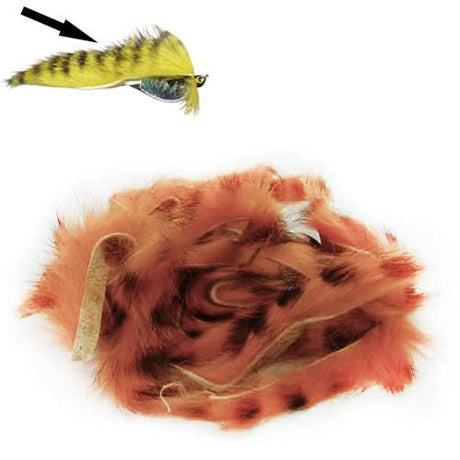 Barred Rabbit Zonker Strips - Go - Fish