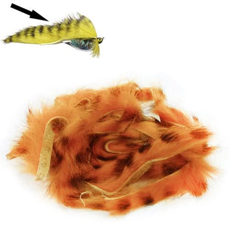 Barred Rabbit Zonker Strips - Go - Fish