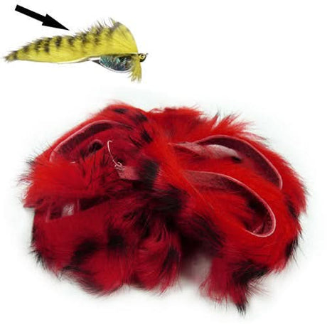 Barred Rabbit Zonker Strips - Go - Fish