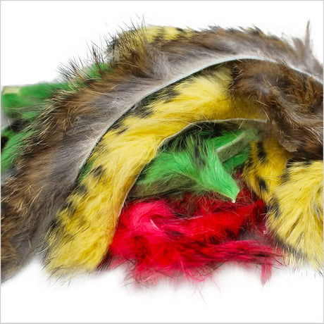 Barred Rabbit Zonker Strips - Go - Fish