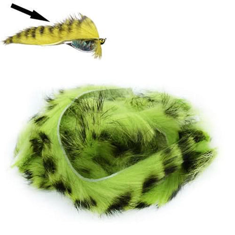 Barred Rabbit Zonker Strips - Go - Fish