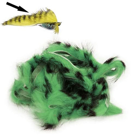 Barred Rabbit Zonker Strips - Go - Fish