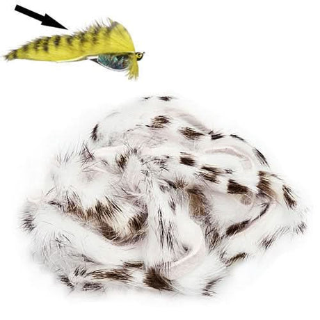 Barred Rabbit Zonker Strips - Go - Fish
