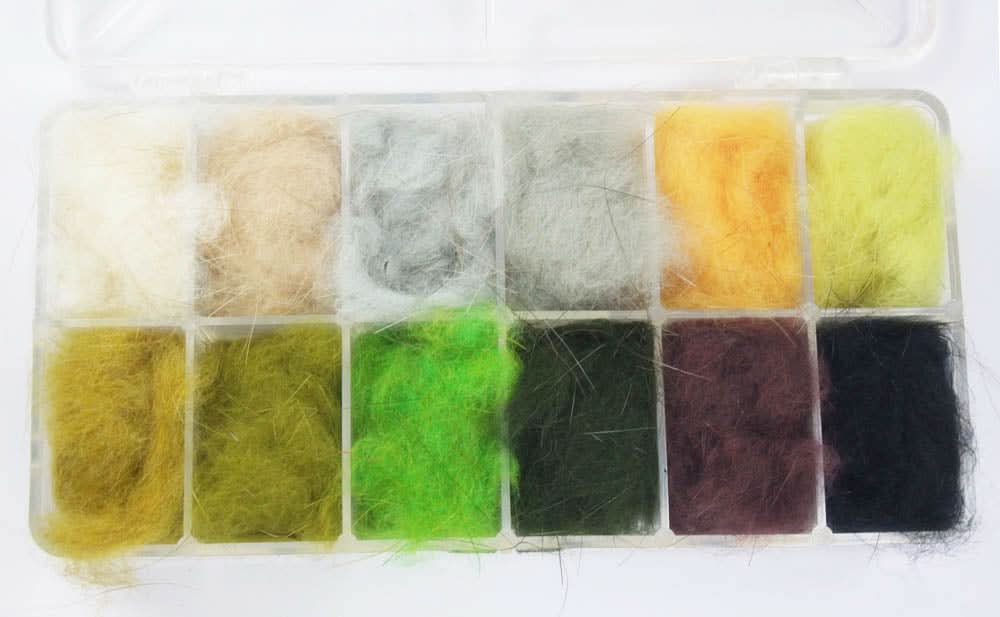 Beaver Natural Dubbing Dispenser 12 colori - Go - Fish