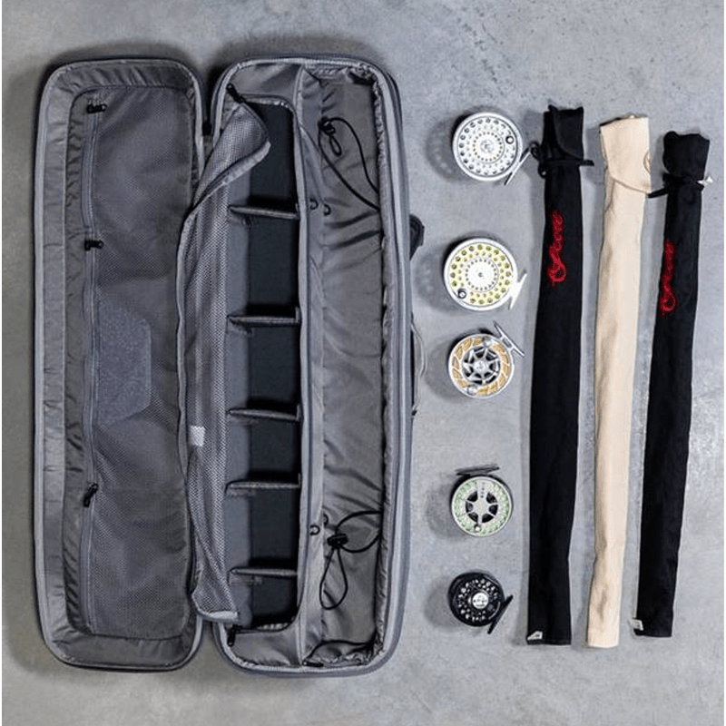 Borsa Simms per canne e mulinelli - Rod & Reel Vault - Go - Fish