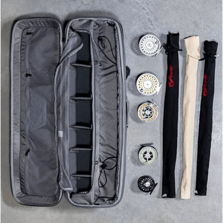 Borsa Simms per canne e mulinelli - Rod & Reel Vault - Go - Fish
