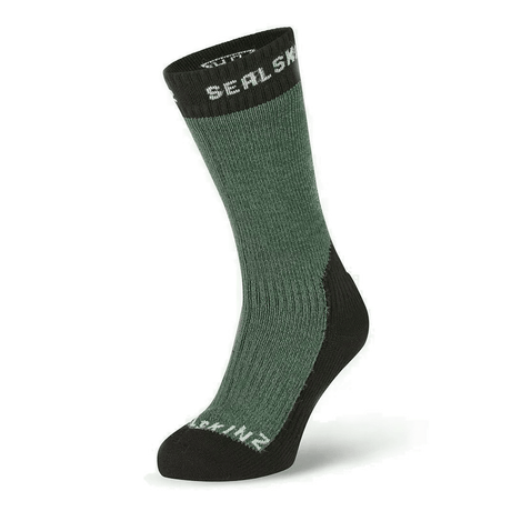 Calze per freddo estremo Sealskinz Stanfield Olive - Go - Fish