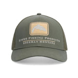 Cappello Simms Double Haul Icon Trucker Smokey Olive - Go - Fish