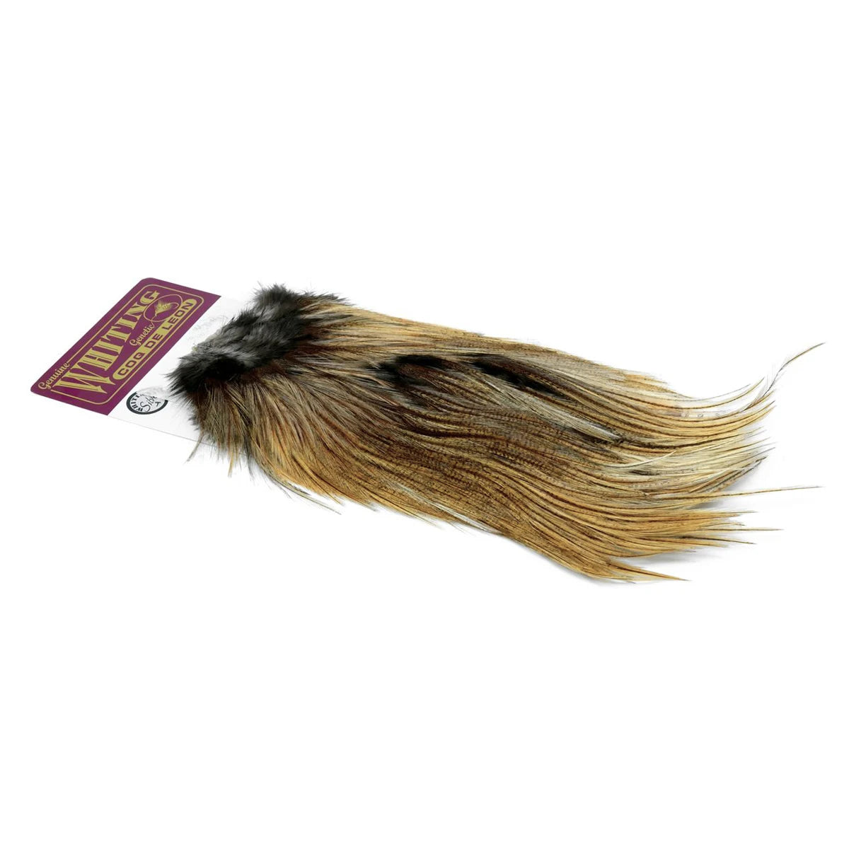 Buy Whiting Coq de Leon Saddle Silver for fly tying – Go-Fish