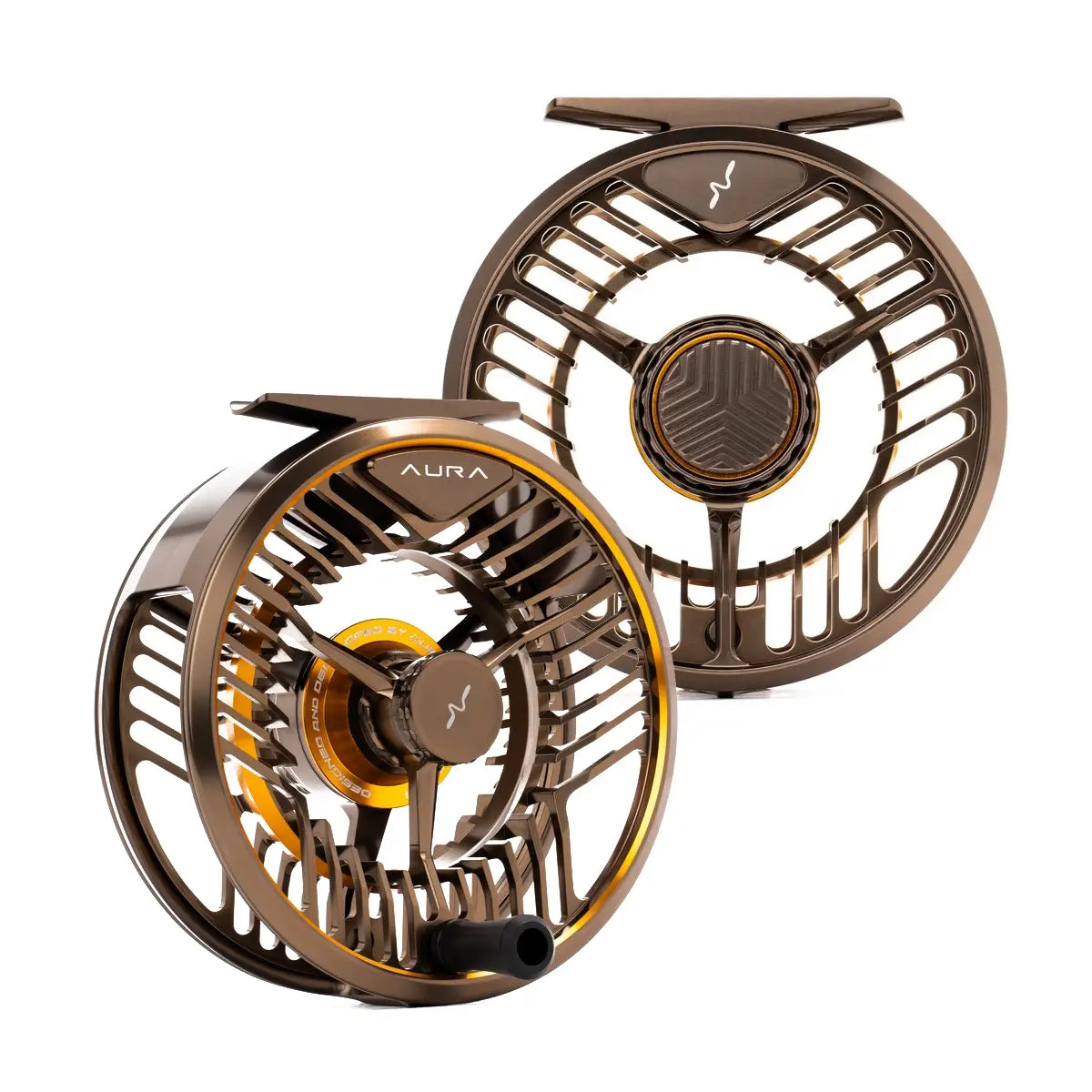 bronze fly reel Guideline Aura From delicate trout streams Big Game Nets What is the production Select Colour:Black/Chart T Tail