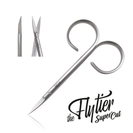 Forbice Renomed punta piegata "The Flytier" - Go - Fish