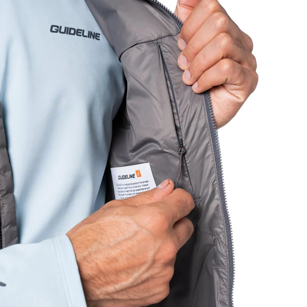 Gilet pesca Guideline Loft Ash/Iron