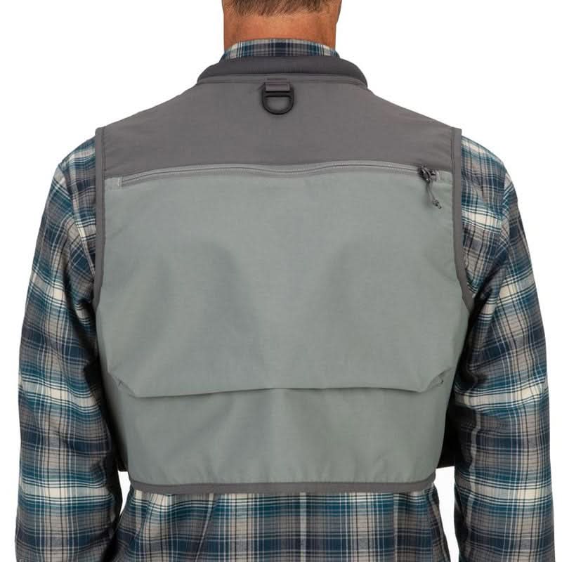 Simms Freestone Vest Pewter - High Quality Fly Vest – Go-Fish