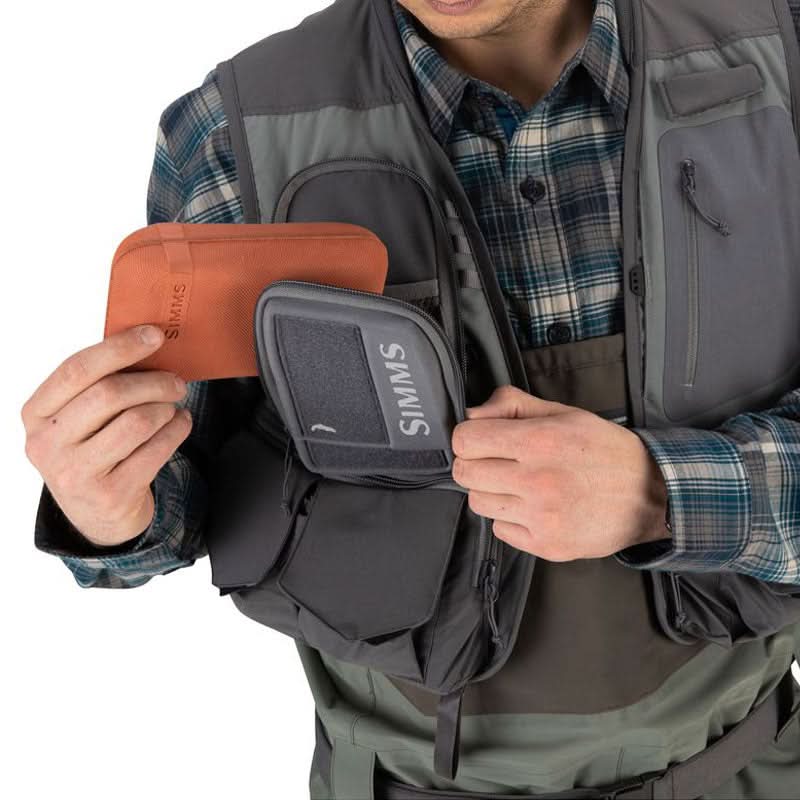 Simms Freestone Vest Pewter - High Quality Fly Vest – Go-Fish