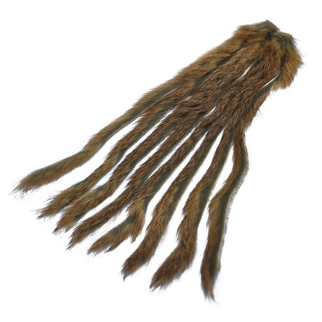 Rabbit Zonker Strips Standard 3mm gold grizzly