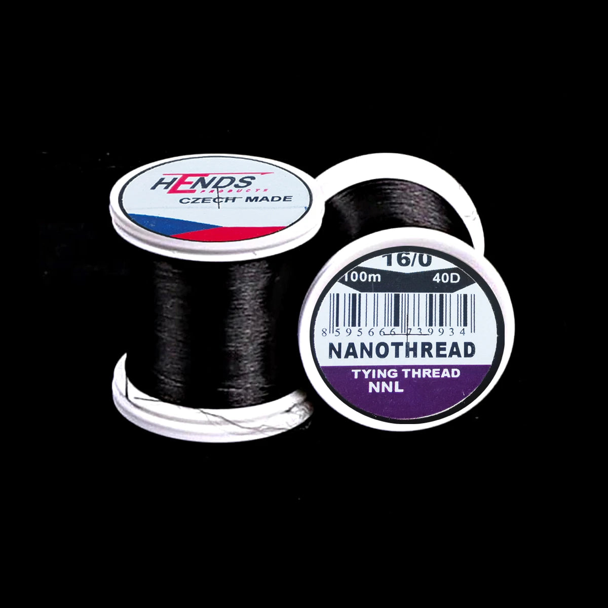 Filato Hends Nano Thread 16/0 - 40 Den Black