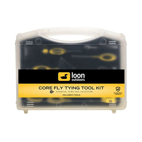 Kit costruzione Loon Core Fly Tying Tool Kit - Yellow - Go - Fish
