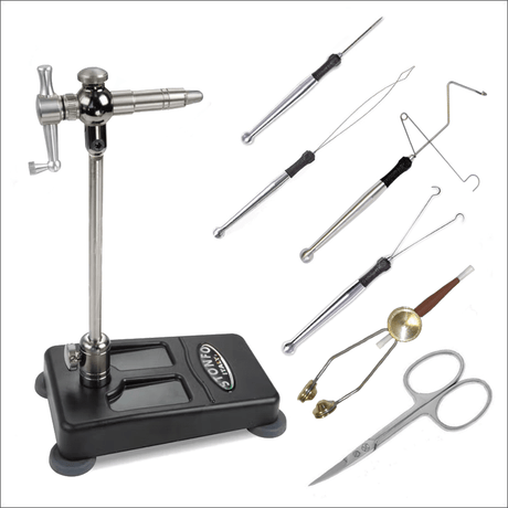 Kit costruzione mosche morsetto Stonfo Flylab Base & Utensili - Go - Fish