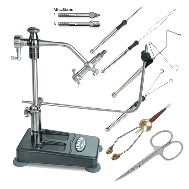 Kit costruzione mosche Superb morsetto Stonfo Flytec Base & Utensili - Go - Fish