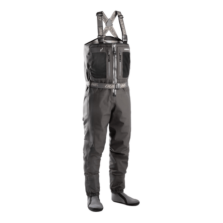 Kit Wader Guideline Laxa 2.0 ZIP & scarpe da wading Laxa suola gomma chiodi - Go - Fish