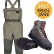 Kit Wader Simms Tributary & Scarpone Simms Tributary suola feltro - Go - Fish