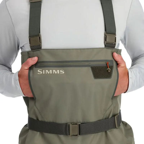 Kit Wader Simms Tributary & Scarpone Simms Tributary suola gomma - Go - Fish
