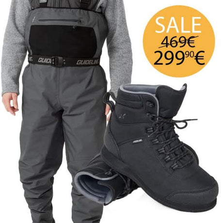 Kit waders Kaitum & scarpone Kaitum suola feltro - Go - Fish