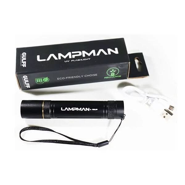 Lampada UV Gulff Lampman 365nm/3W ricaricabile - Go - Fish