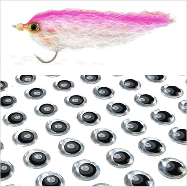 Occhi adesivi 3D holo silver - Go - Fish