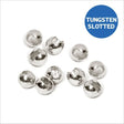Palline in tungsteno slotted argento - Go - Fish