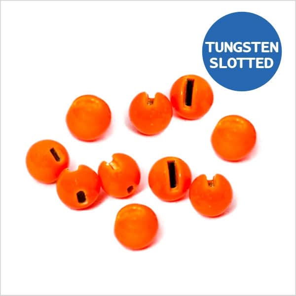 Palline in tungsteno slotted fluo orange - Go - Fish
