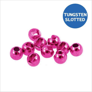 Palline in tungsteno slotted metallic pink