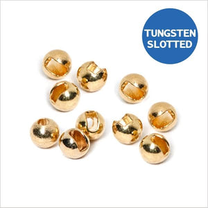 Palline in tungsteno slotted oro